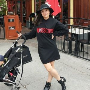 Moschino x HM sweater dress.